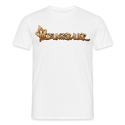 Unisex T-Shirt "Heizungsbauer" Weiß Männer T-Shirt