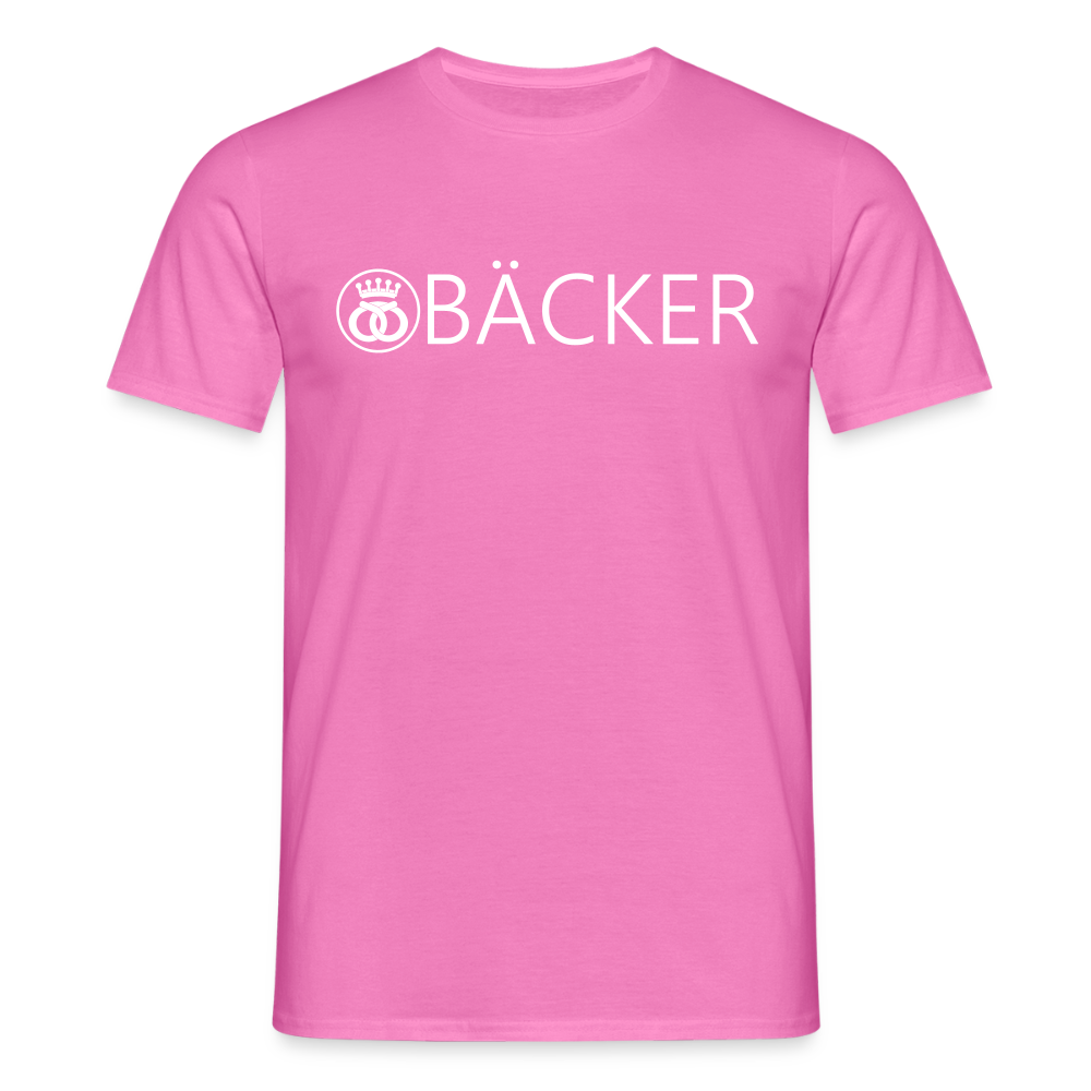 Unisex T-Shirt "Bäcker" Pink Männer T-Shirt