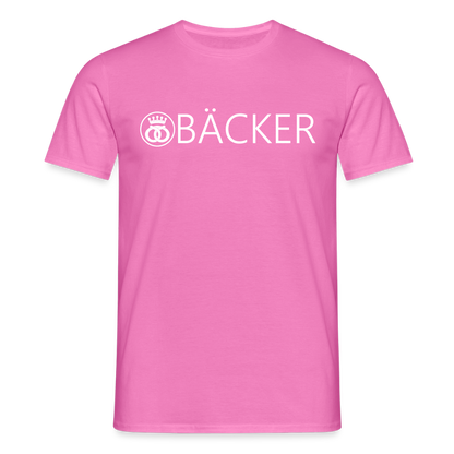 Unisex T-Shirt "Bäcker" Pink Männer T-Shirt
