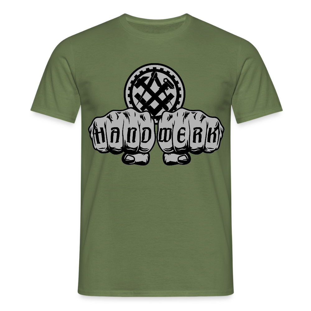 Unisex T-Shirt "Mechaniker" Militärgrün Männer T-Shirt