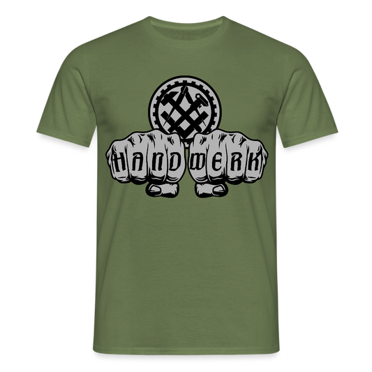 Unisex T-Shirt "Mechaniker" Militärgrün Männer T-Shirt