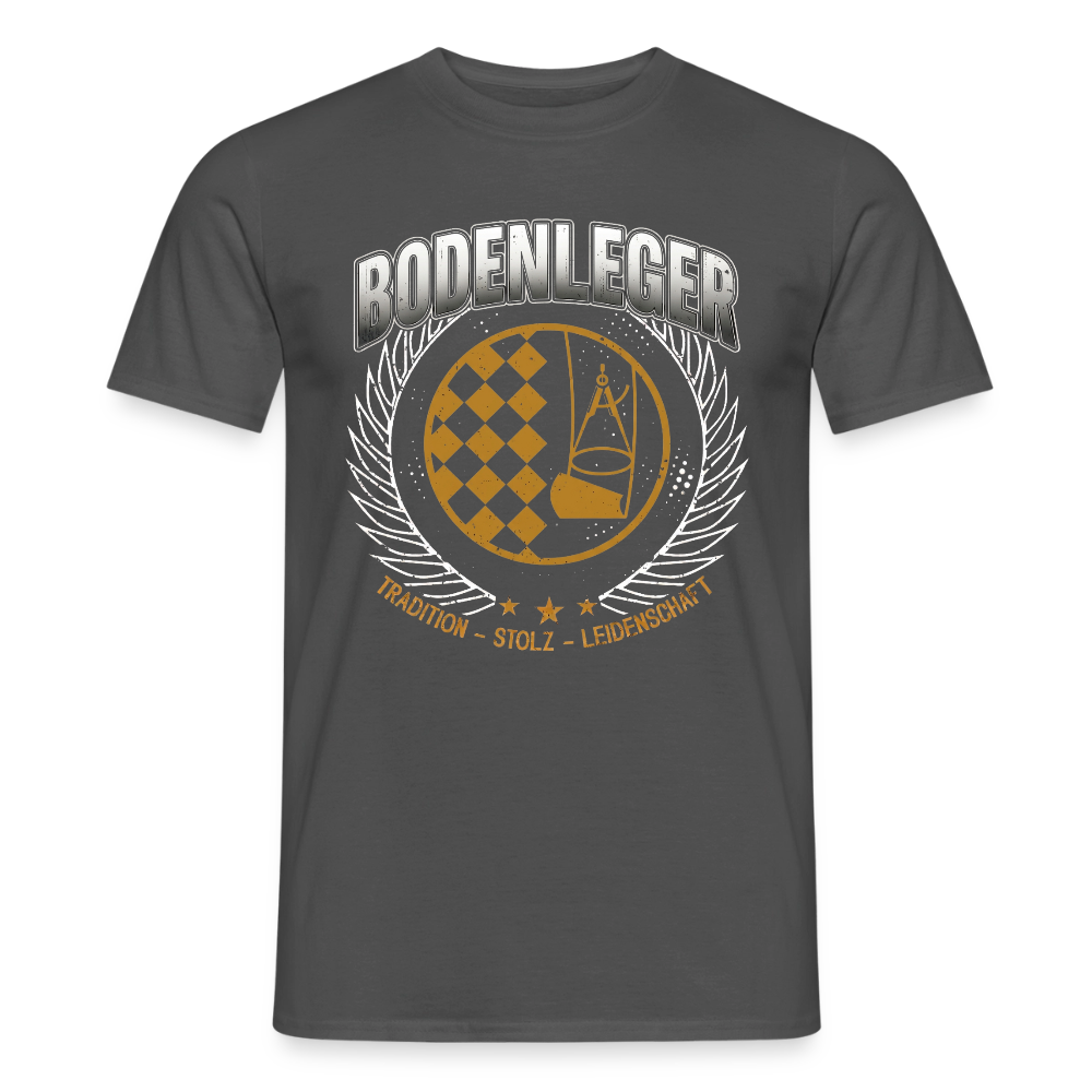 Unisex Tradition Bodenleger T-Shirt von Spreadconnect, bequemes Männer T-Shirt mit traditionellem Design, weiße Baumwoll-Optik