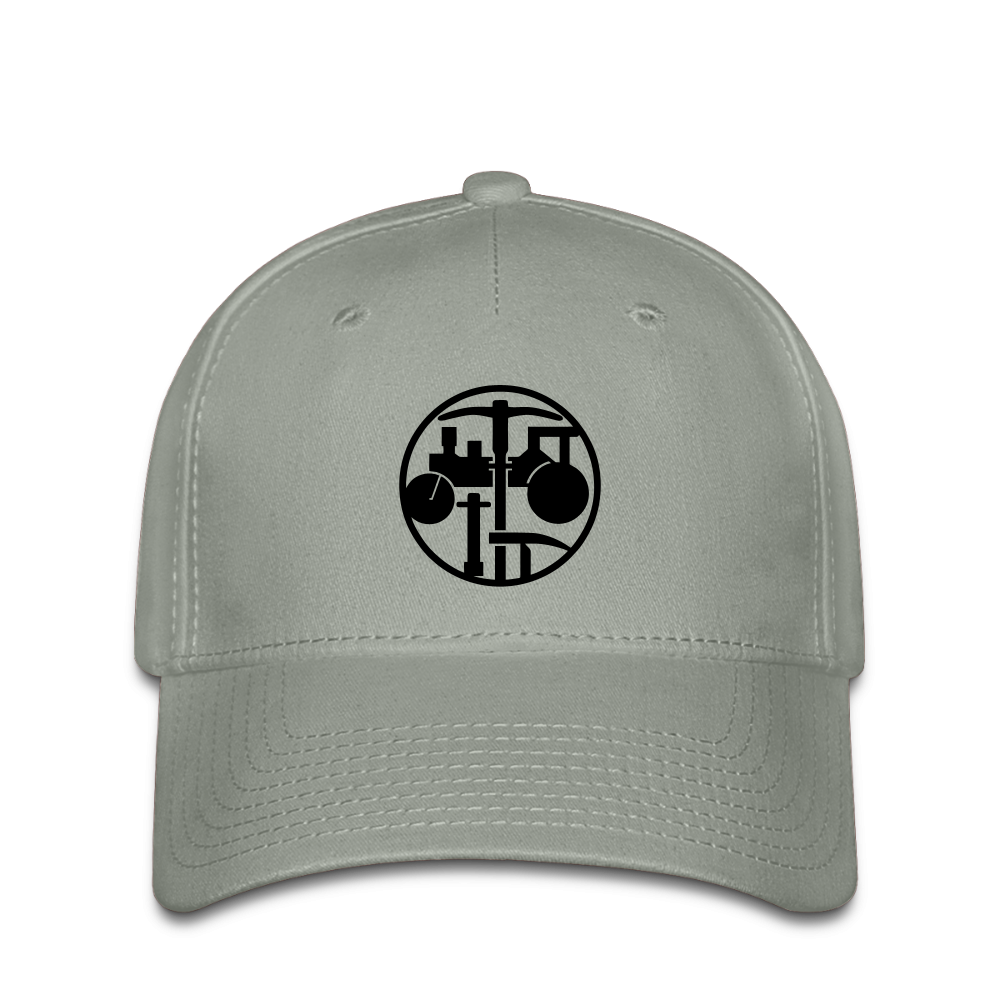 Flexfit Cap "Strassenbauer" Grüngrau Flexfit Cap