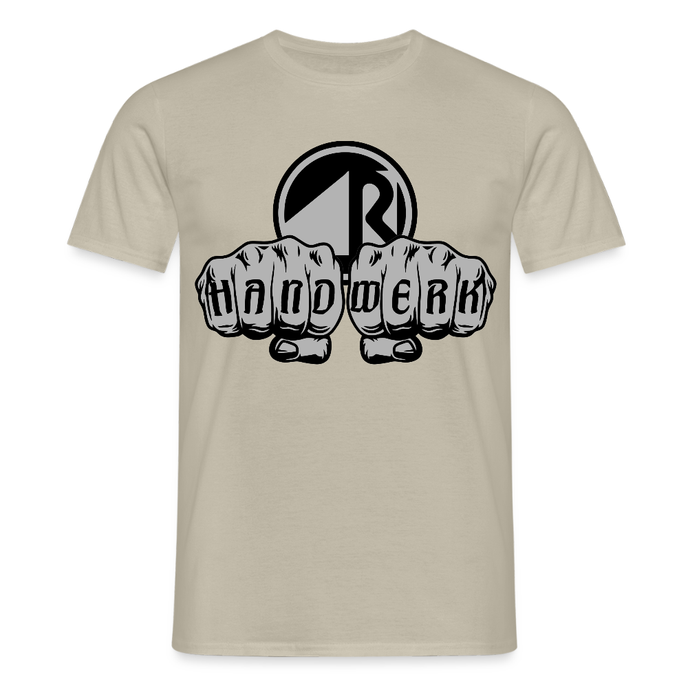 Unisex T-Shirt "Raumausstatter" Sandbeige Männer T-Shirt