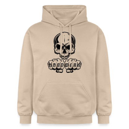 Gildan Unisex Softstyle® "Skull-Handwerk" Sand Gildan Unisex Softstyle® Midweight Hoodie