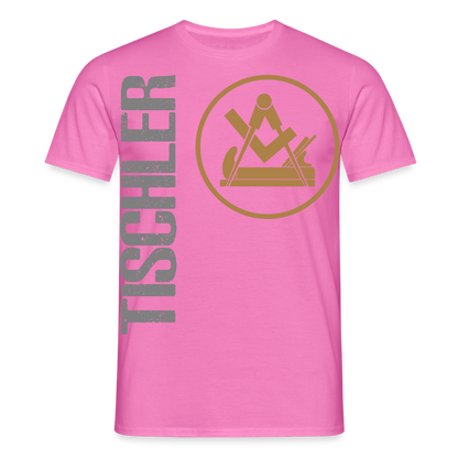 Unisex T-Shirt "Tischler" Pink Männer T-Shirt