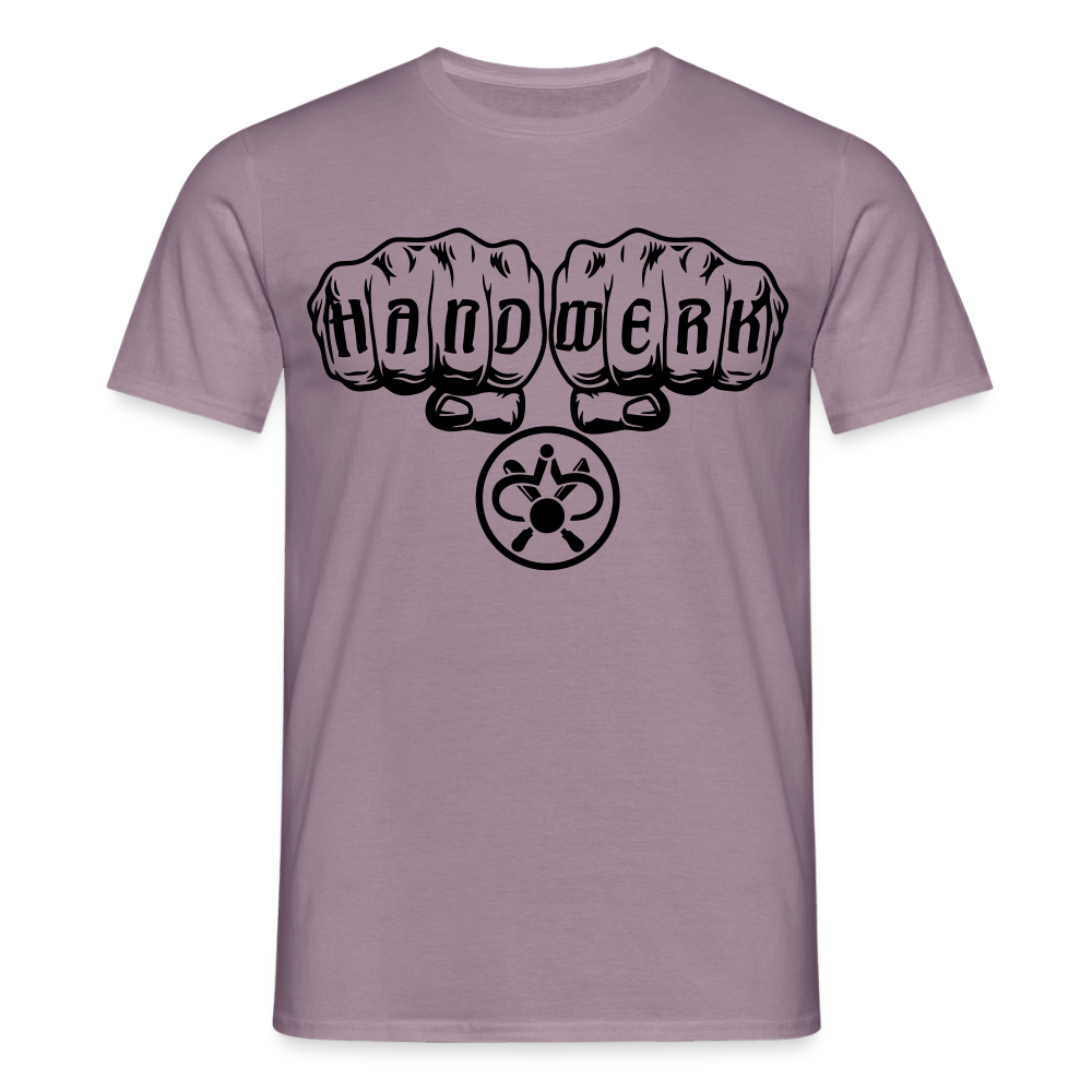 Unisex T-Shirt "Drechsler" Lilagrau Männer T-Shirt