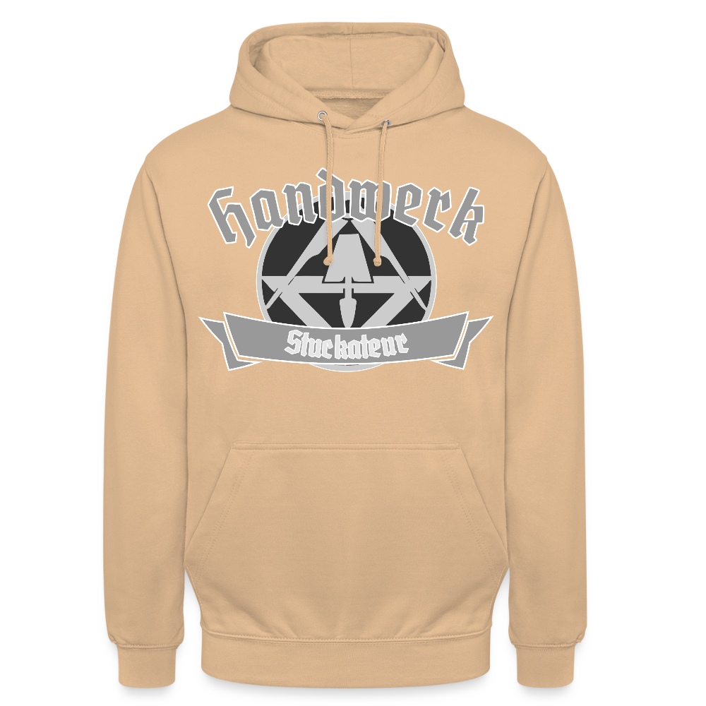 Unisex Hoodie "Stuckateur" Pfirsich Unisex Hoodie
