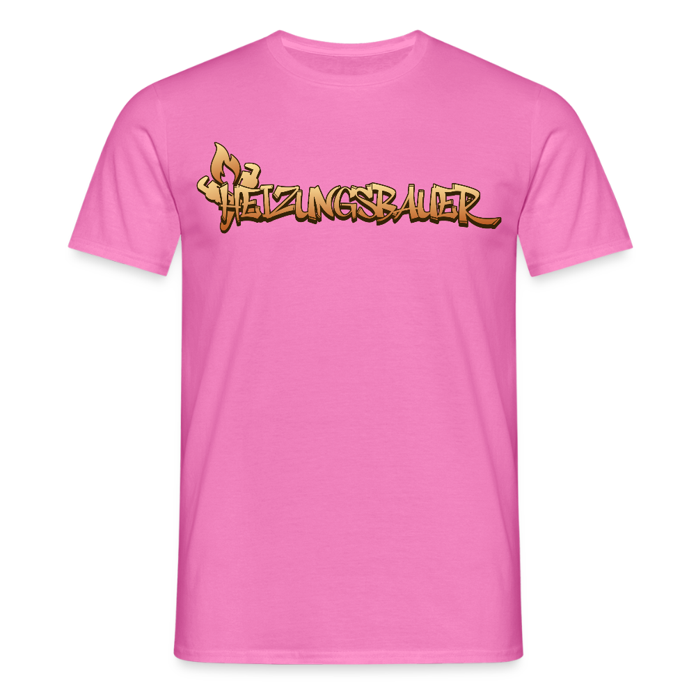 Unisex T-Shirt "Heizungsbauer" Pink Männer T-Shirt