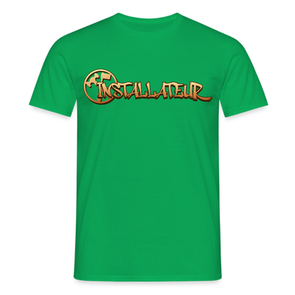 Unisex T-Shirt "Installateur" Kelly Green Männer T-Shirt