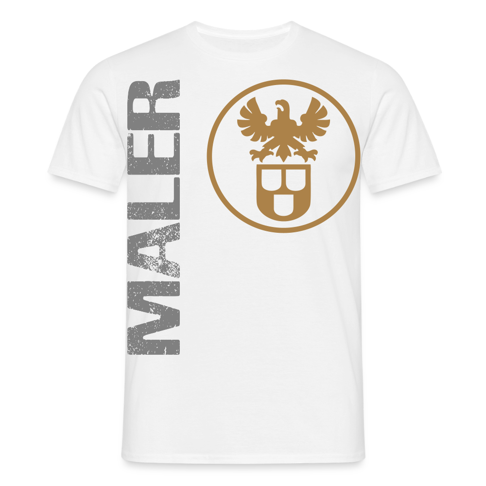 Unisex T-Shirt "Maler" Weiß Männer T-Shirt