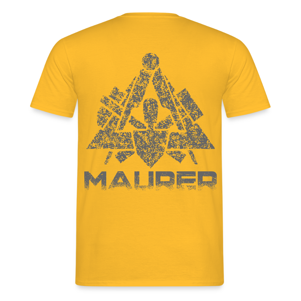 Unisex T-Shirt "Maurer" Gelb Männer T-Shirt