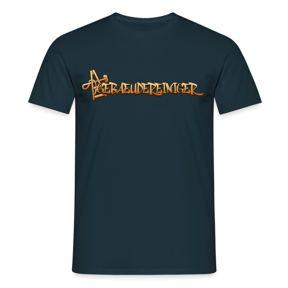 Unisex T-Shirt "Gebäudereiniger" Navy Männer T-Shirt
