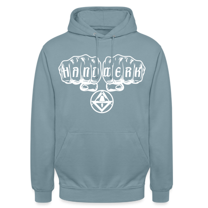 Unisex Hoodie "Stuckateur" Nebelblau Unisex Hoodie