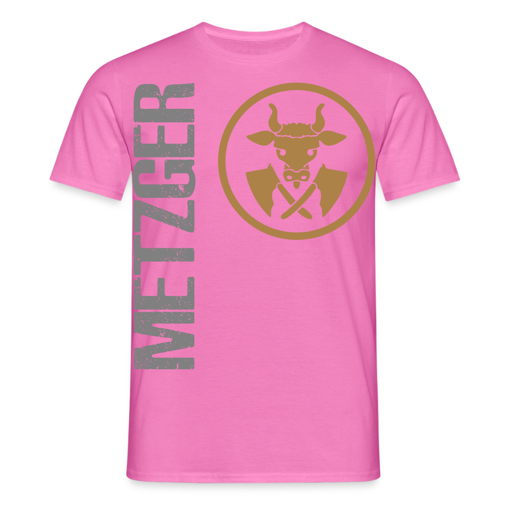 Unisex T-Shirt "Metzger" Pink Männer T-Shirt