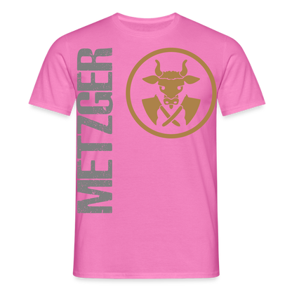 Unisex T-Shirt "Metzger" Pink Männer T-Shirt