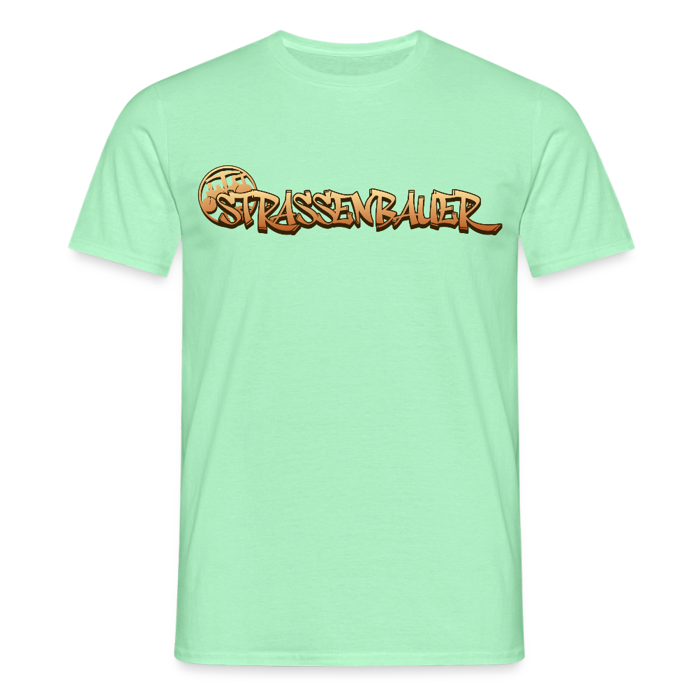 Unisex T-Shirt "Strassenbauer" Mintgrün Männer T-Shirt