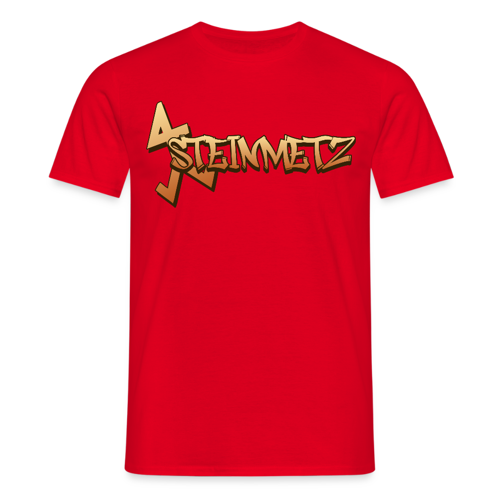 Unisex T-Shirt "Steinmetz" Rot Männer T-Shirt