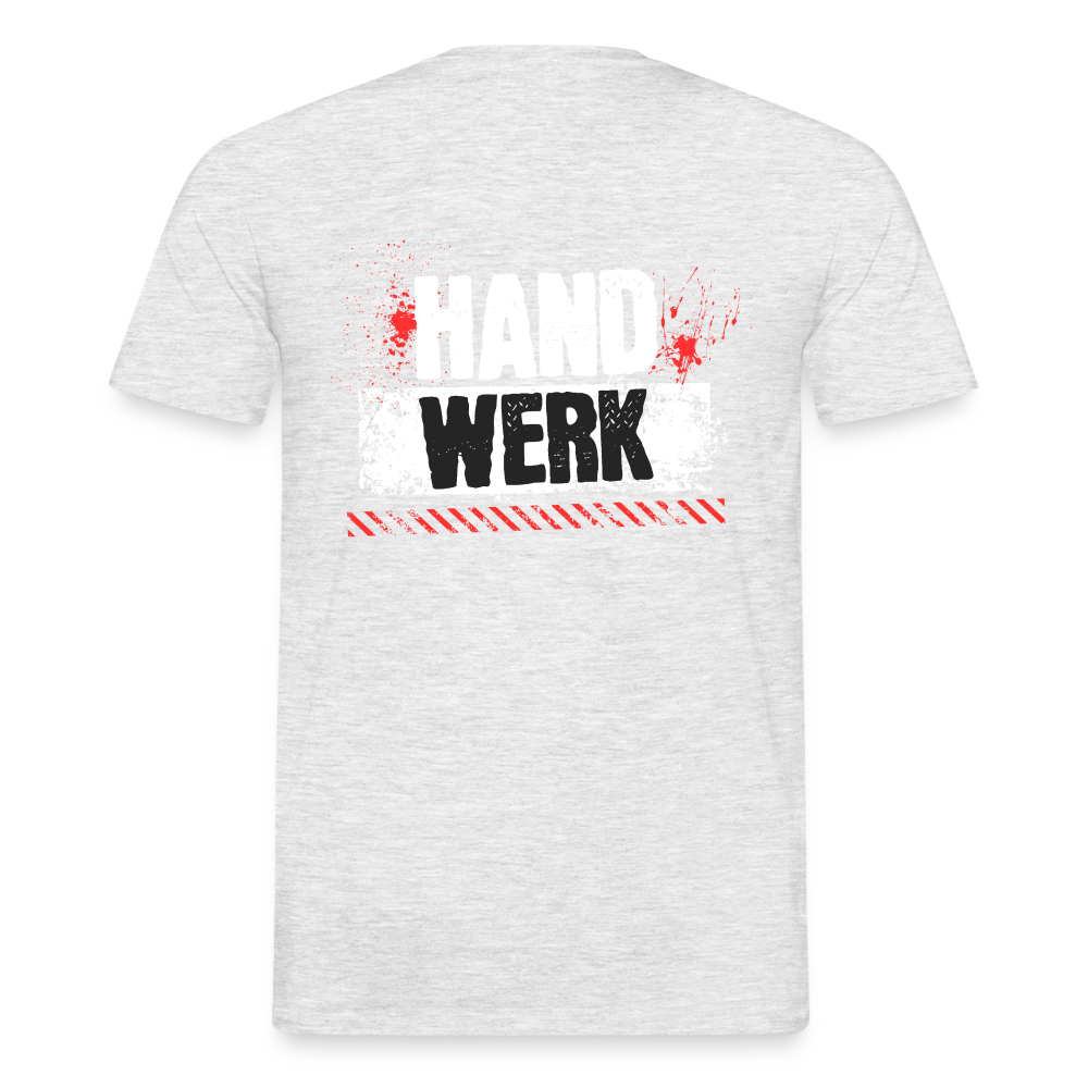 Unisex Handwerk T-Shirt von Spreadconnect, Vorderseite mit Handwerkslogo, hinten bedruckt, bequemes Männer T-Shirt in neutralem Design