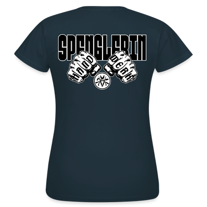 Frauen T-Shirt "Spenglerin" (beidseitig bedruckt) - Navy