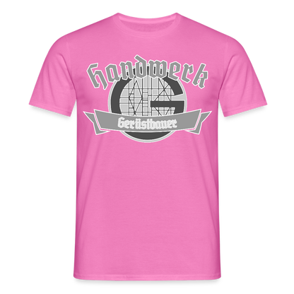 Unisex T-Shirt "Gerüstbauer" Pink Männer T-Shirt