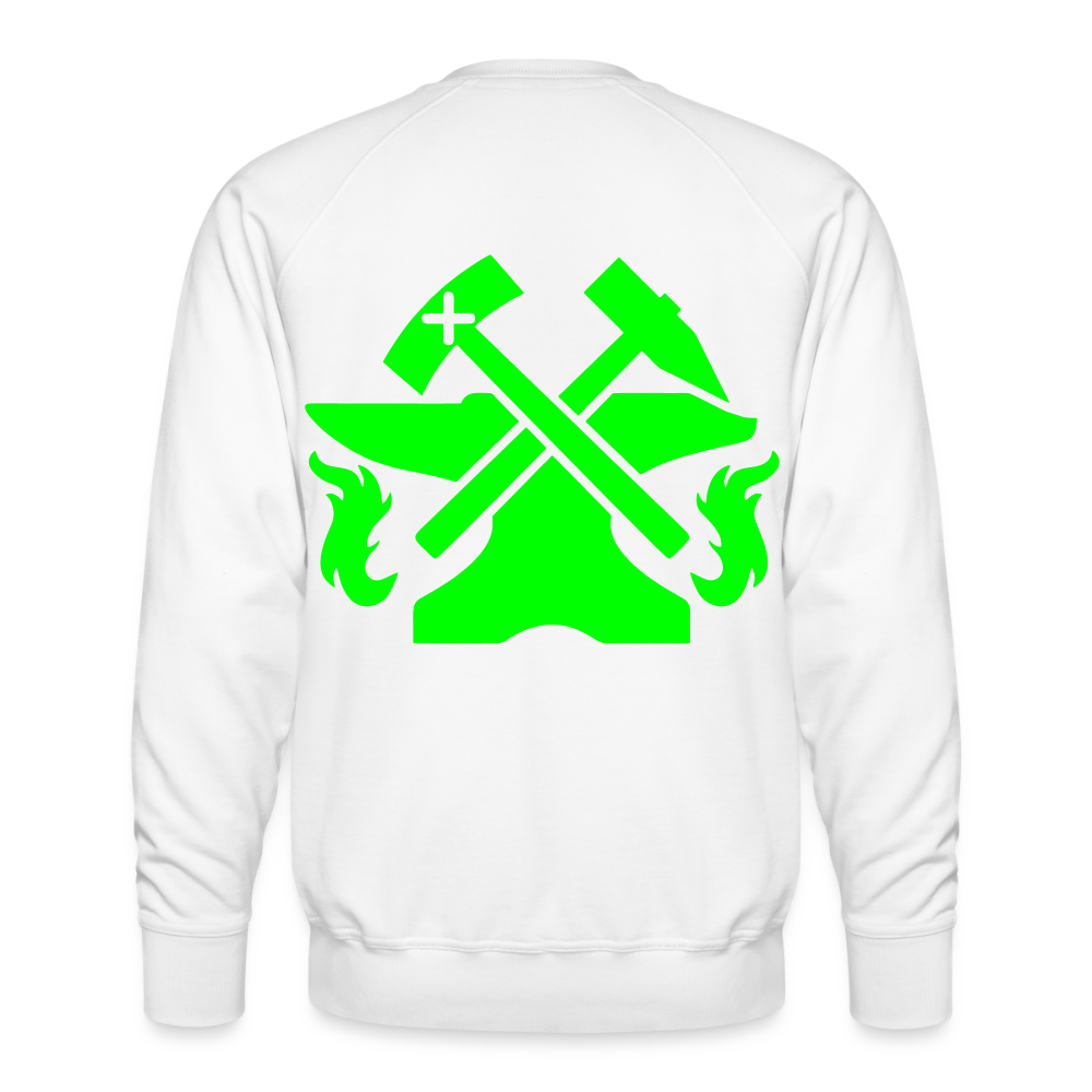 Unisex Premium Pullover "Metallbauer" neongrün Männer Premium Pullover