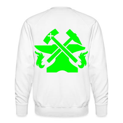 Unisex Premium Pullover "Metallbauer" neongrün Männer Premium Pullover