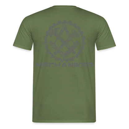 Unisex T-Shirt "Mechaniker" Militärgrün Männer T-Shirt