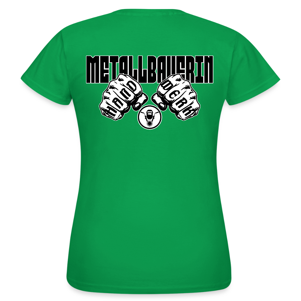 Frauen T-Shirt "Metallbauerin" (beidseitig bedruckt) - Kelly Green