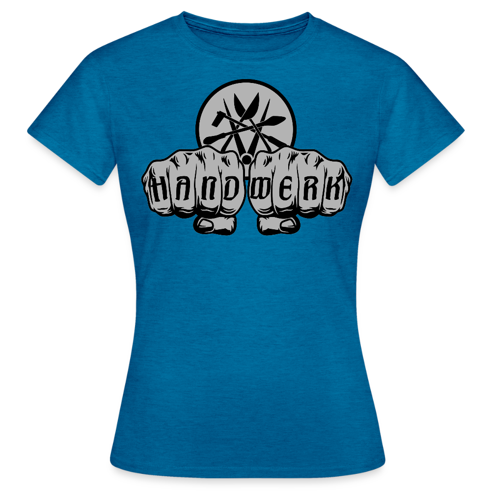 Frauen T-Shirt "Spengler" - Antikblaues Saphir meliert