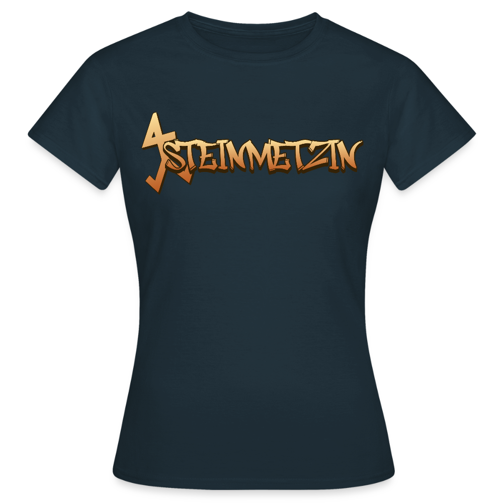 Frauen T-Shirt "Steinmetzin" Navy Frauen T-Shirt
