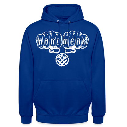 Unisex Hoodie "Mechaniker" Royalblau Unisex Hoodie