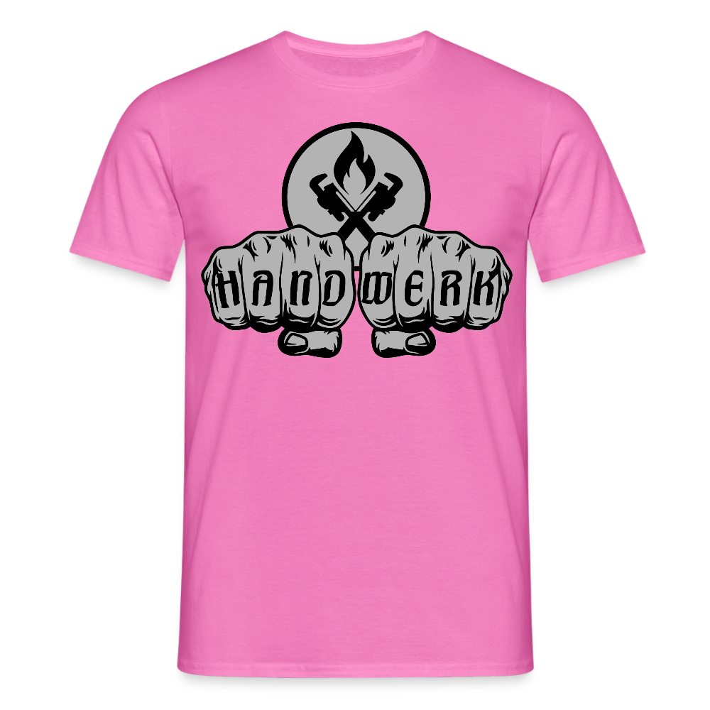 Unisex T-Shirt "Heizungsbauer" Pink Männer T-Shirt