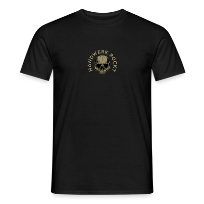 Unisex Spreadconnect T-Shirt "Handwerk-Rockt" mit beidseitigem Druck, bequemes Männer T-Shirt aus Baumwolle