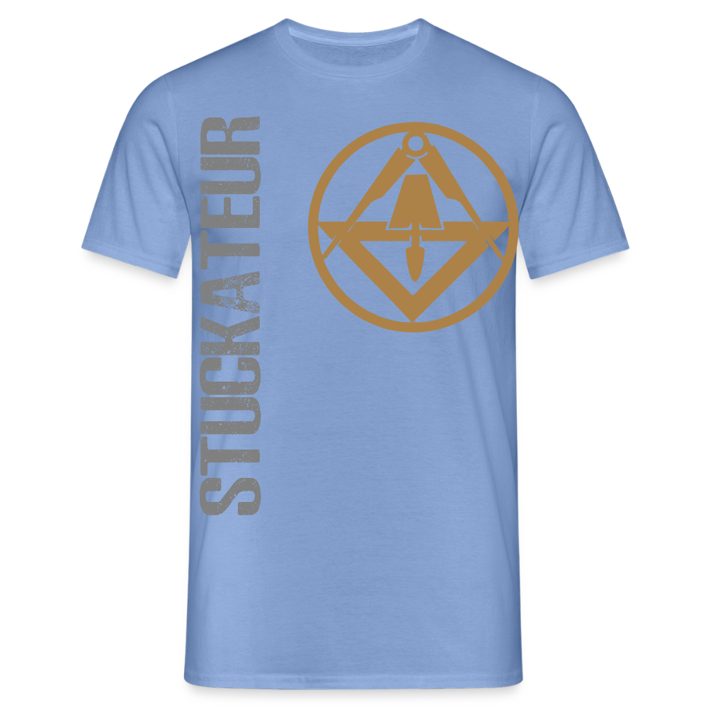Unisex T-Shirt "Stuckateur" carolina blue Männer T-Shirt