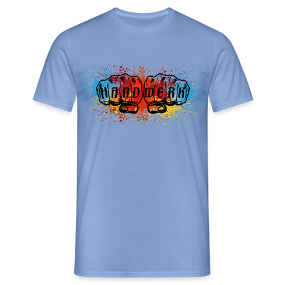 Unisex T-Shirt "Splash-Color" carolina blue Männer T-Shirt