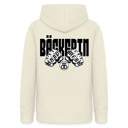 Frauen Hoodie "Bäckerin" (beidseitig beruckt) - Vanille-Milchshake