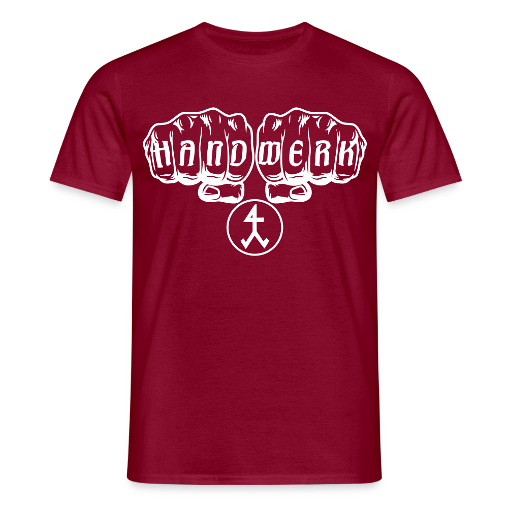 Unisex T-Shirt "Steinmetz" Ziegelrot Männer T-Shirt