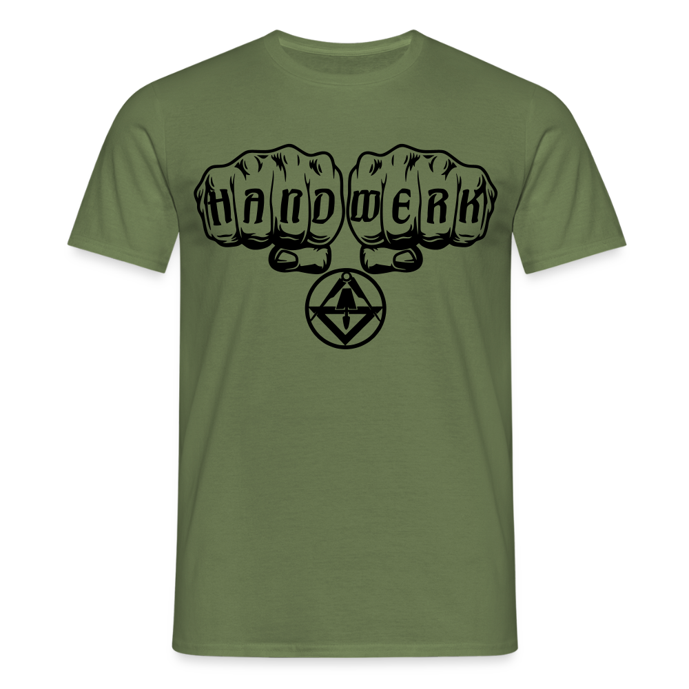 Unisex T-Shirt "Stuckateur" Militärgrün Männer T-Shirt