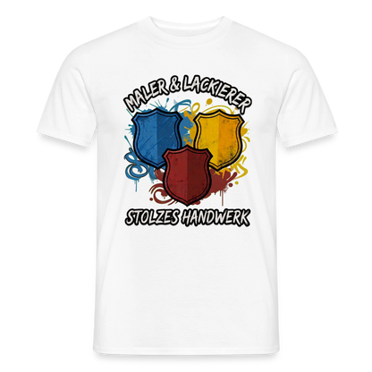 Unisex Männer T-Shirt „Maler & Lackierer – Stolzes Handwerk“ von Spreadconnect