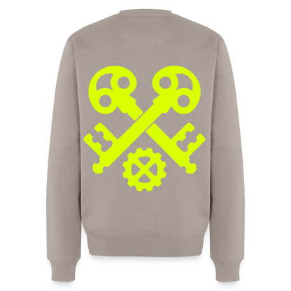 Unisex Premium Pullover "Schlosser" neongelb Männer Premium Pullover