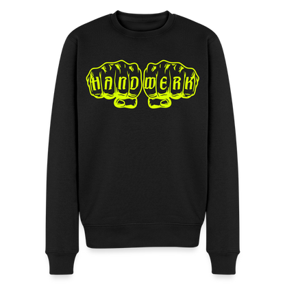Unisex Premium Pullover "Bodenleger" neongelb Männer Premium Pullover