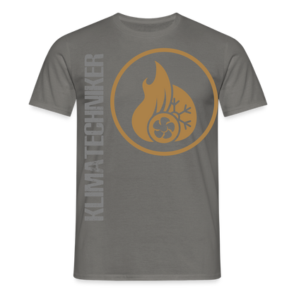 Unisex T-Shirt "Klimatechniker" Graphit Männer T-Shirt