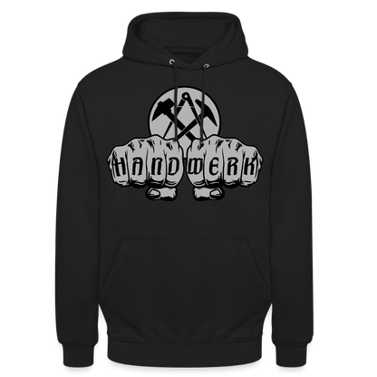 Unisex Hoodie "Dachdecker" Schwarz Unisex Hoodie
