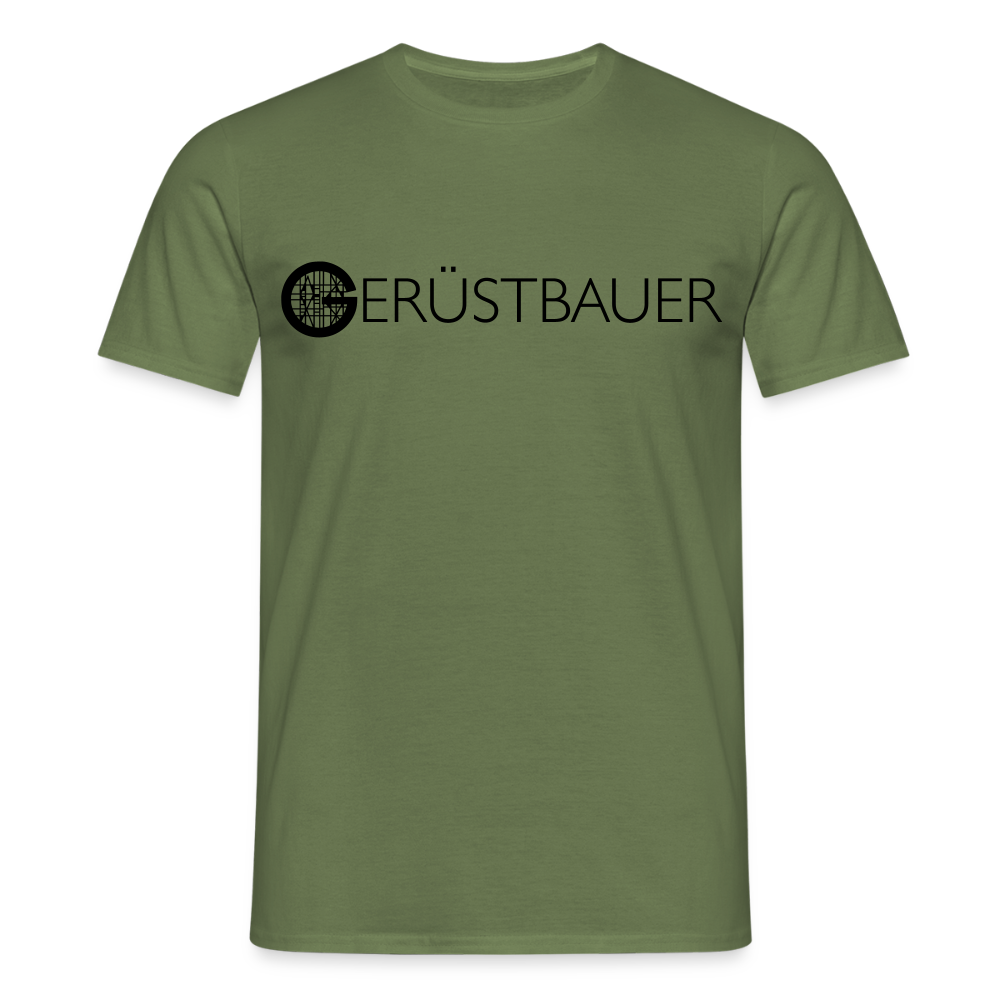Unisex T-Shirt "Gerüstbauer" - Militärgrün