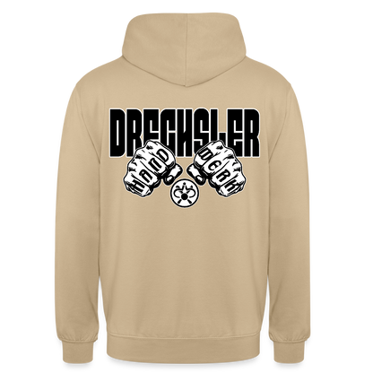 Unisex Hoodie "Drechsler" (beidseitig bedruckt) - Beige