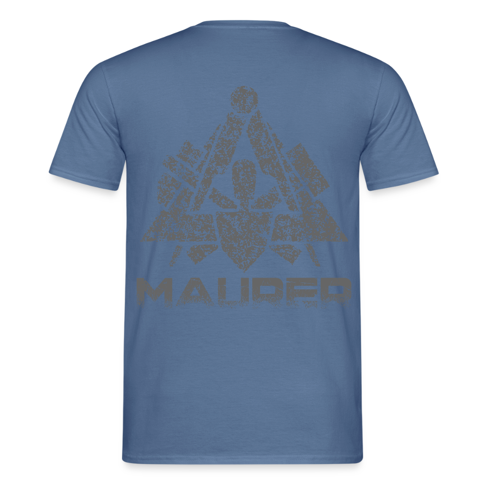 Unisex T-Shirt "Maurer" Taubenblau Männer T-Shirt