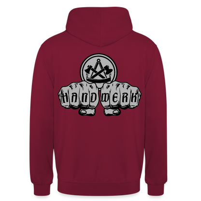 Unisex Hoodie "Zimmermann" beidseitig bedruckt Unisex Hoodie