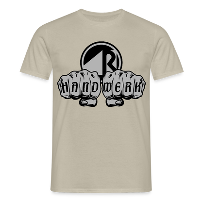 Unisex T-Shirt "Raumausstatter" Sandbeige Männer T-Shirt
