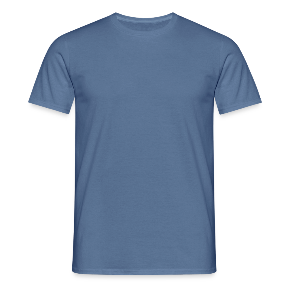 Unisex T-Shirt personalisierbar - Taubenblau 